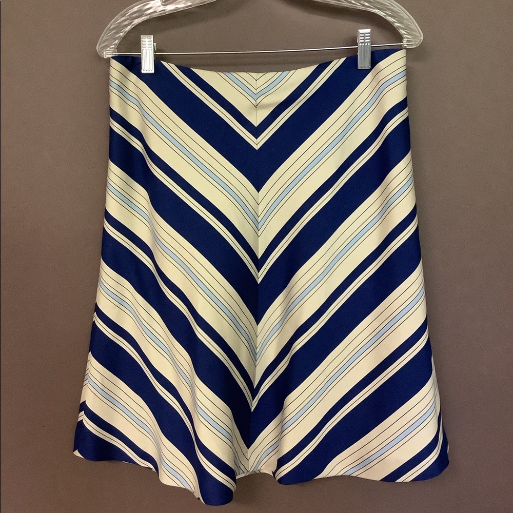 Blue and White Banana Republic Skirt